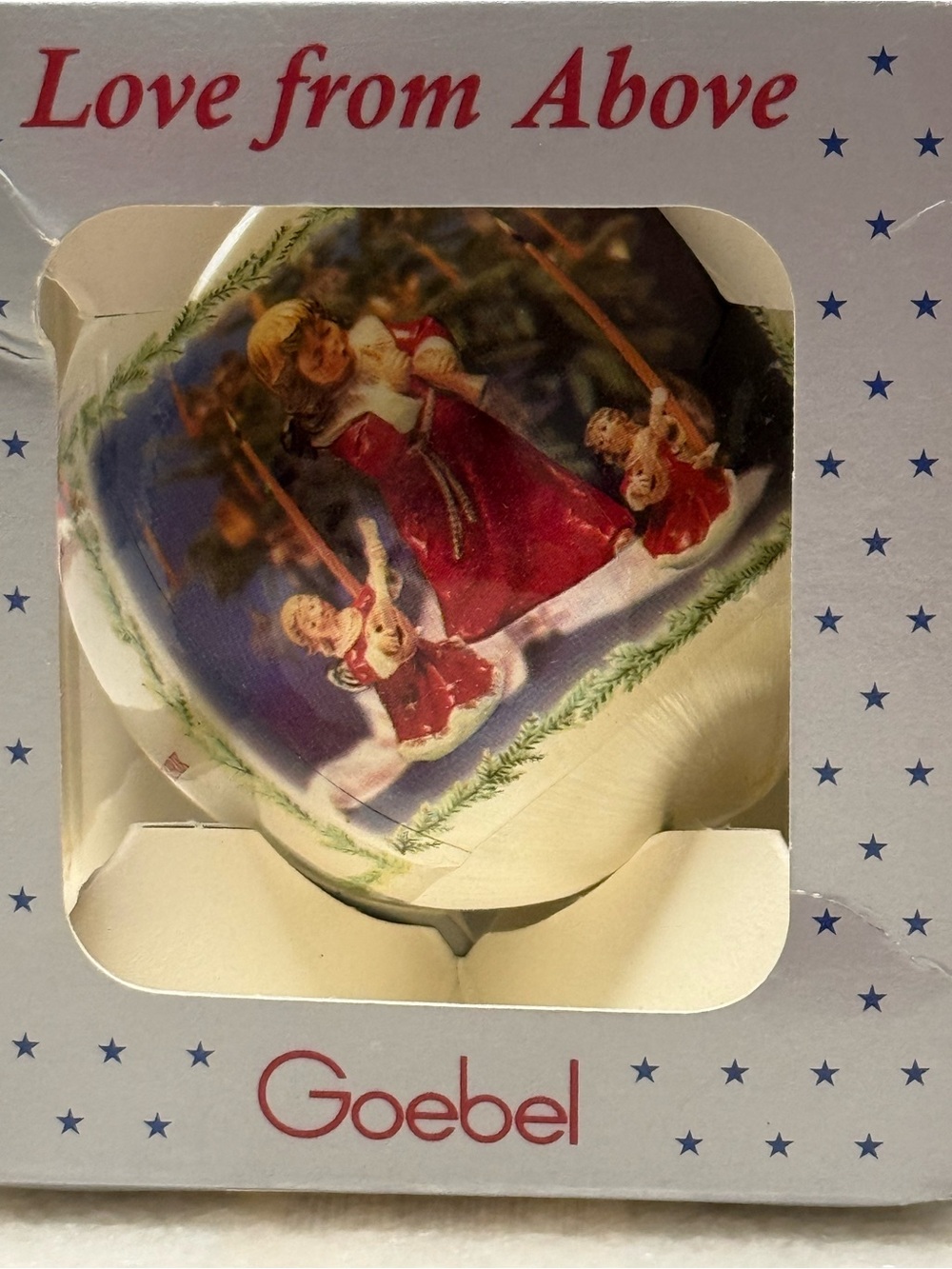 Goebel "Love from Above" Christmas Ornament Angels 1996 125th Anniversary